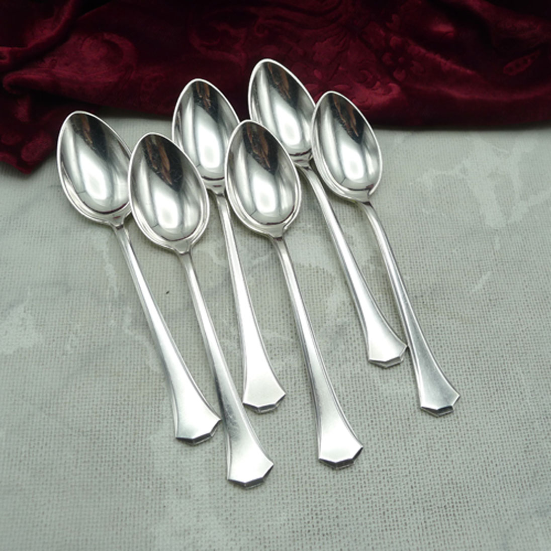 WMF 600 6 Kaffeelöffel 90 versilbert