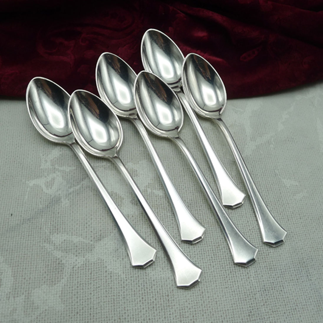 WMF 600 6 Kaffeelöffel 90 versilbert