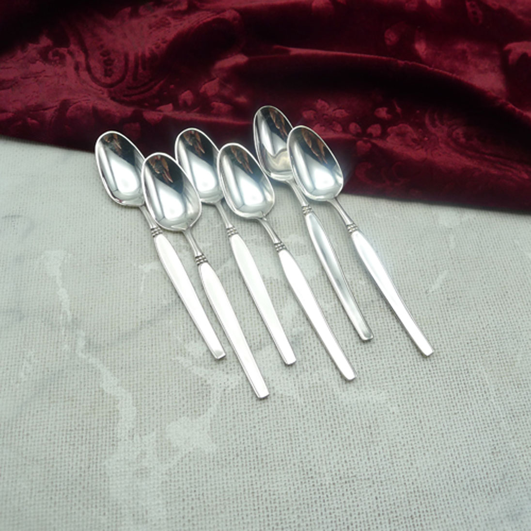 Robbe & Berking Royal 6 Mokkalöffel 10,5cm 90 versilbert