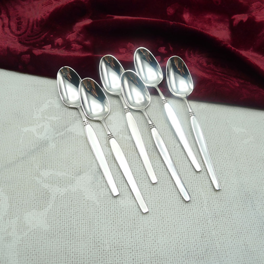 Robbe & Berking Royal 6 Mokkalöffel 10,5cm 90 versilbert