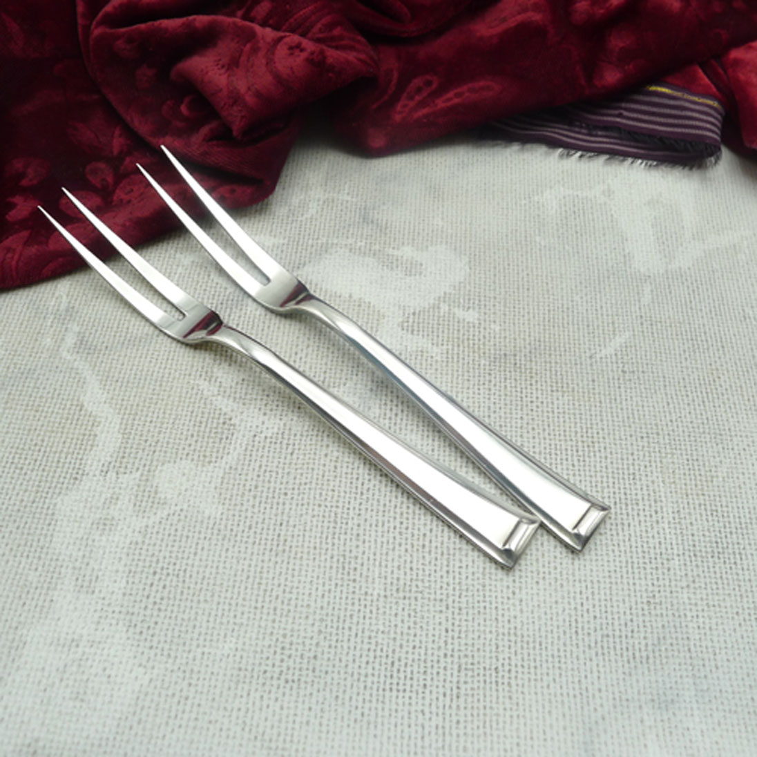 Bruckmann 665 Schwaben 2 Fleischgabel klein 90 versilbert