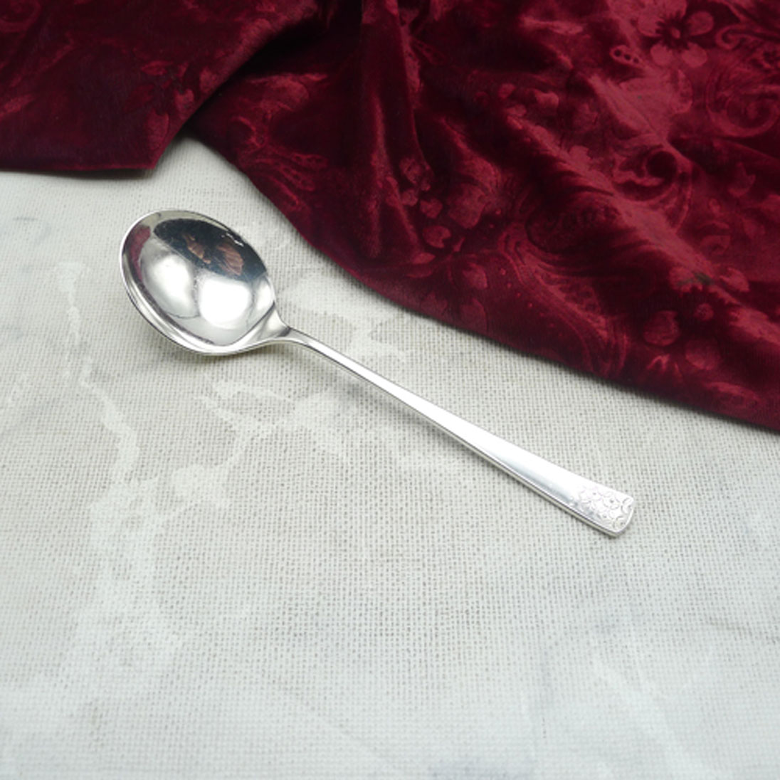 Bruckmann 771 Petite Fleur Sahnelöffel 90 versilbert