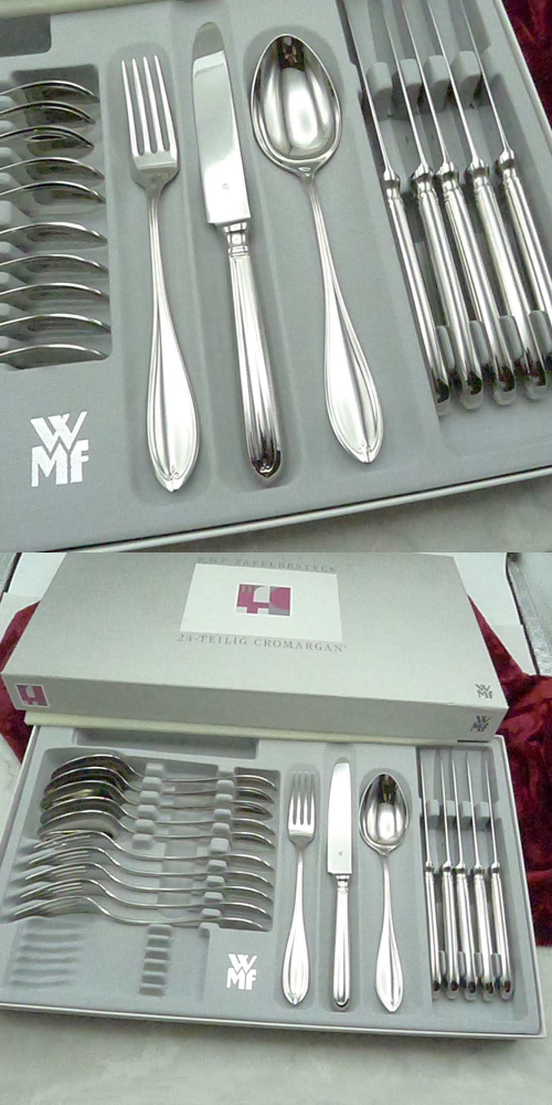 WMF Premiere Tafelbesteck 6 Personen Cromargan