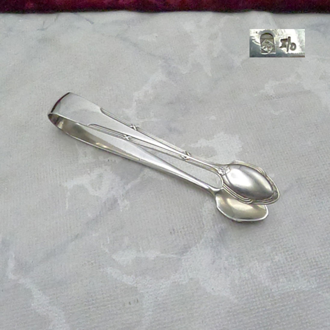 WMF 200 Kreuzband Zuckerzange versilbert