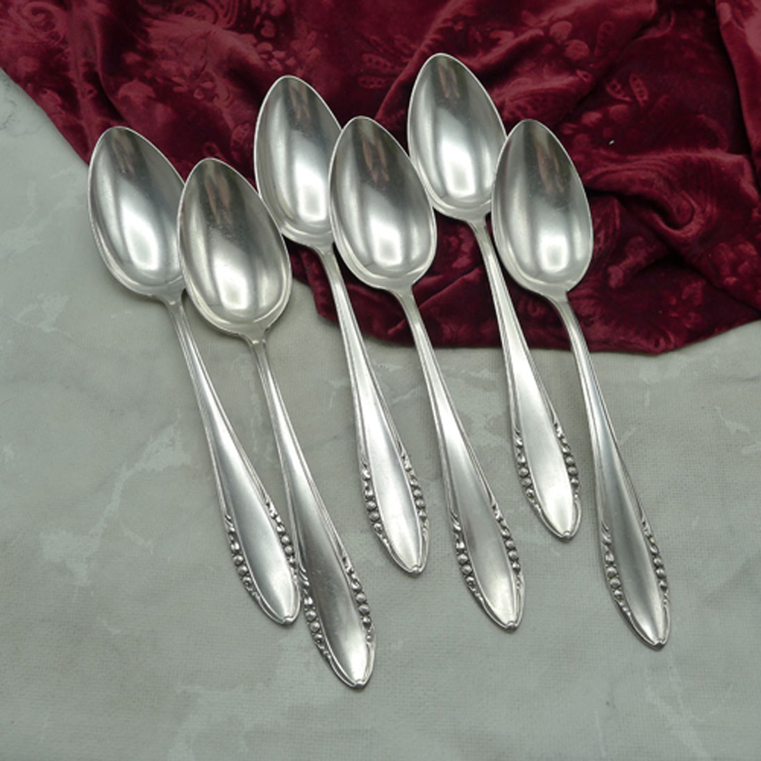 Wellner 391 6 Tafellöffel versilbert