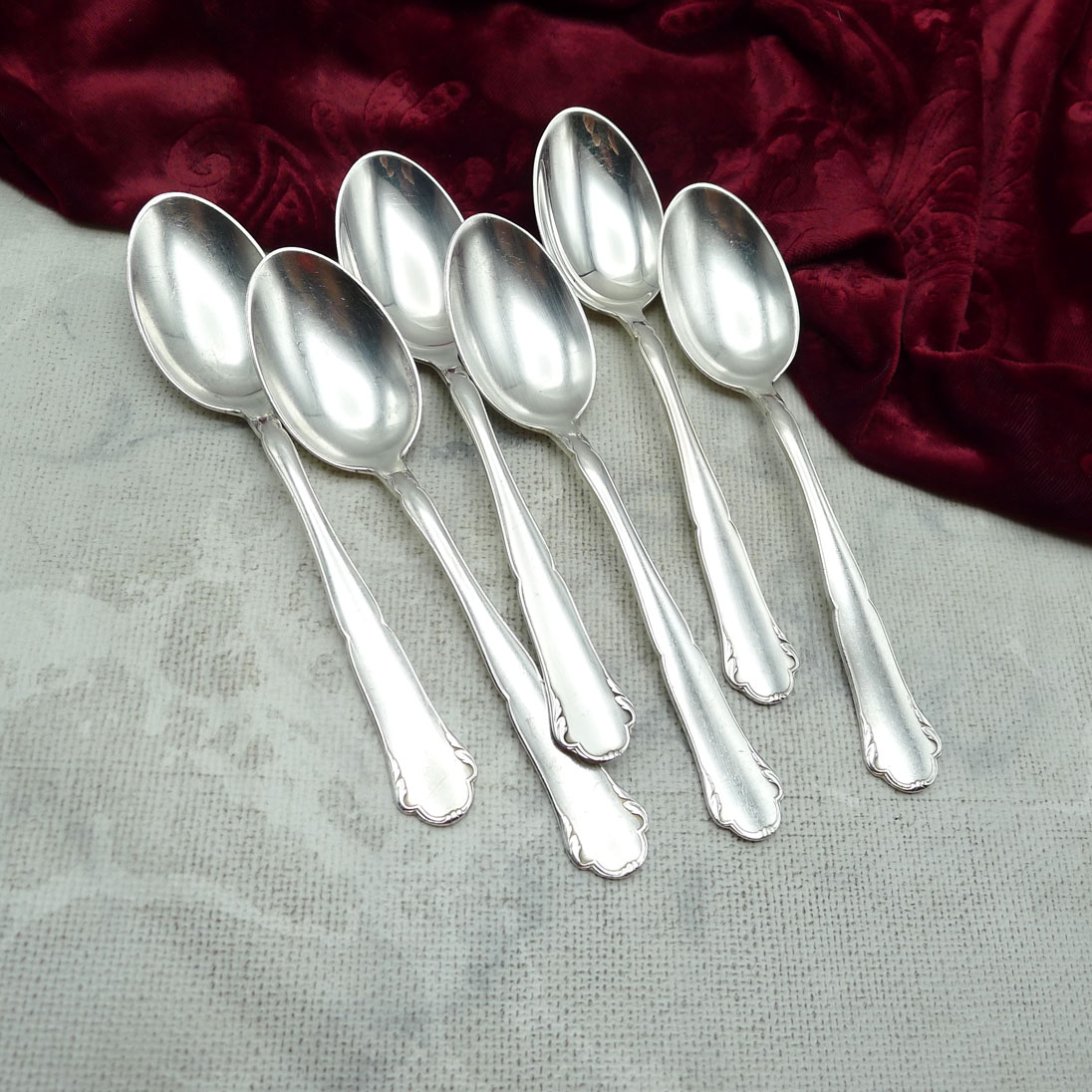 WMF 2700 6 Kaffeelöffel 90 versilbert