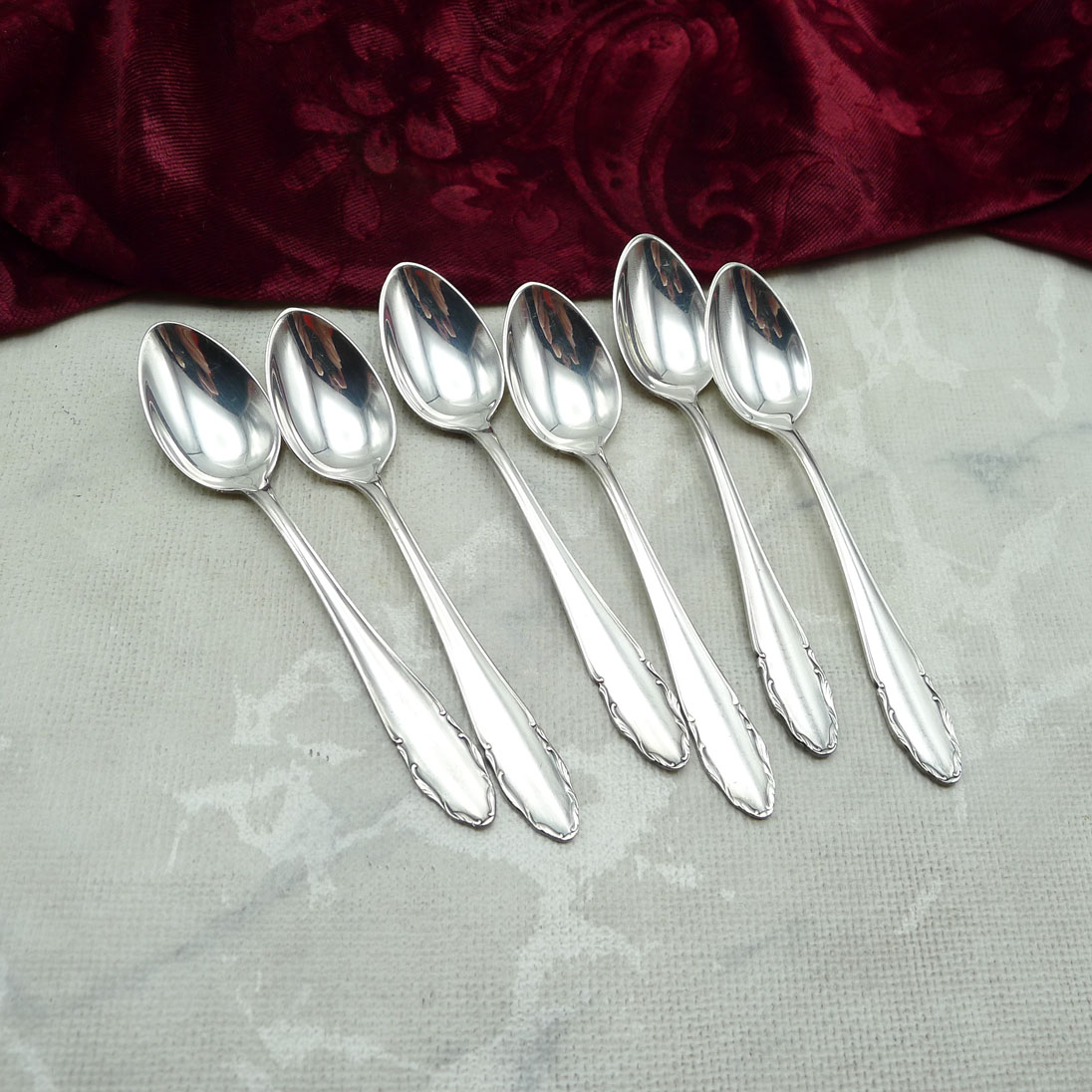 WMF 2200 6 Mokkalöffel 10,7cm 90 versilbert