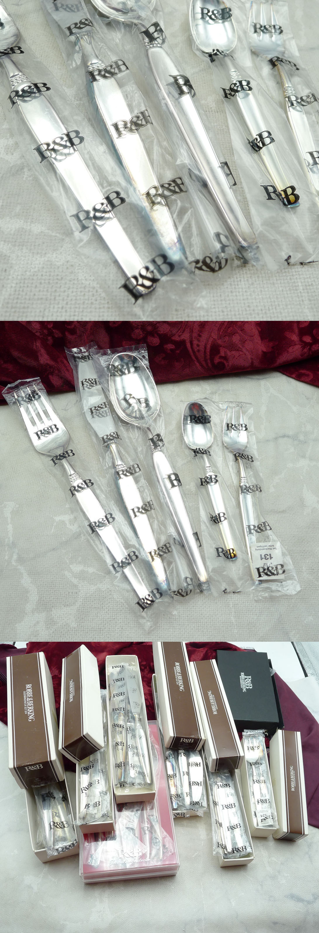 Robbe & Berking Royal Silberbesteck 12 Personen 60 tlg 90 versilbert