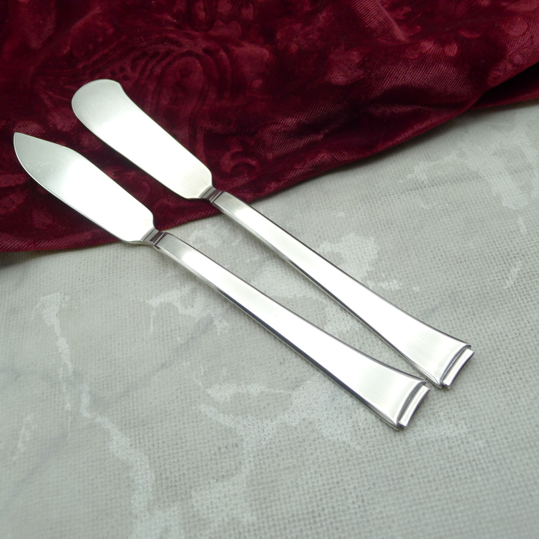 WMF 2500 Art Deco Butter- & Käsemesser 90 versilbert