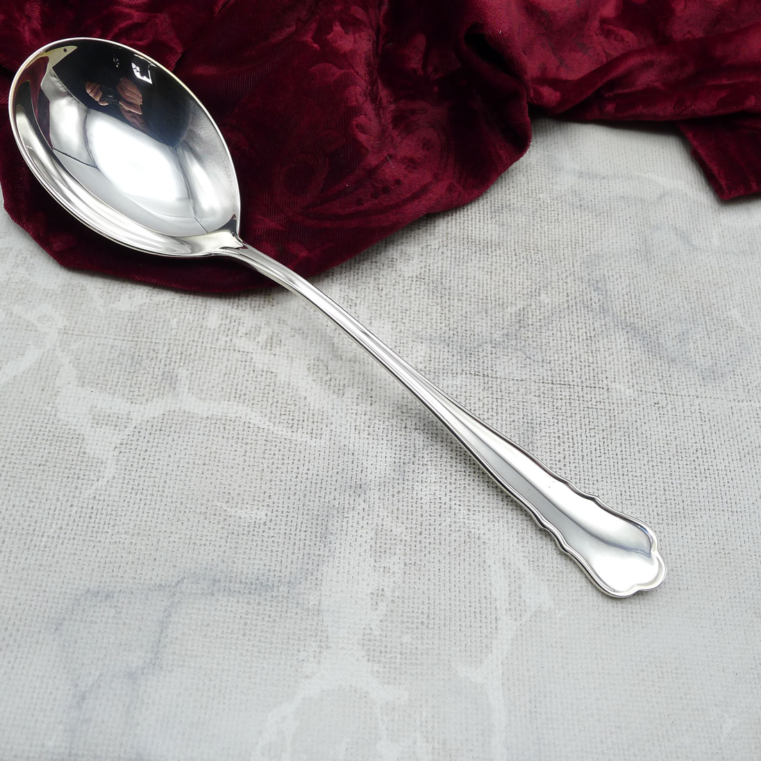 Wilkens Chippendale Gemüselöffel 180 Royal versilbert