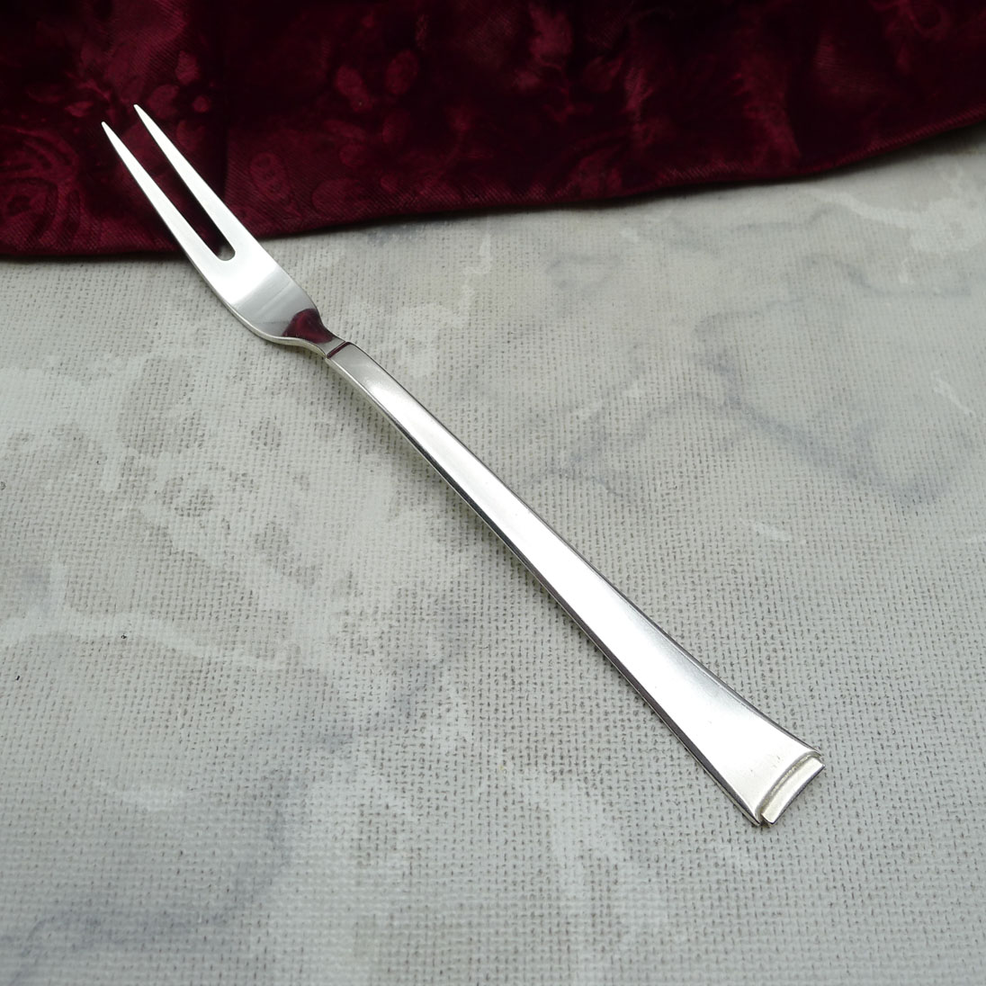 WMF 2500 Art Deco Fleischgabel 90 versilbert