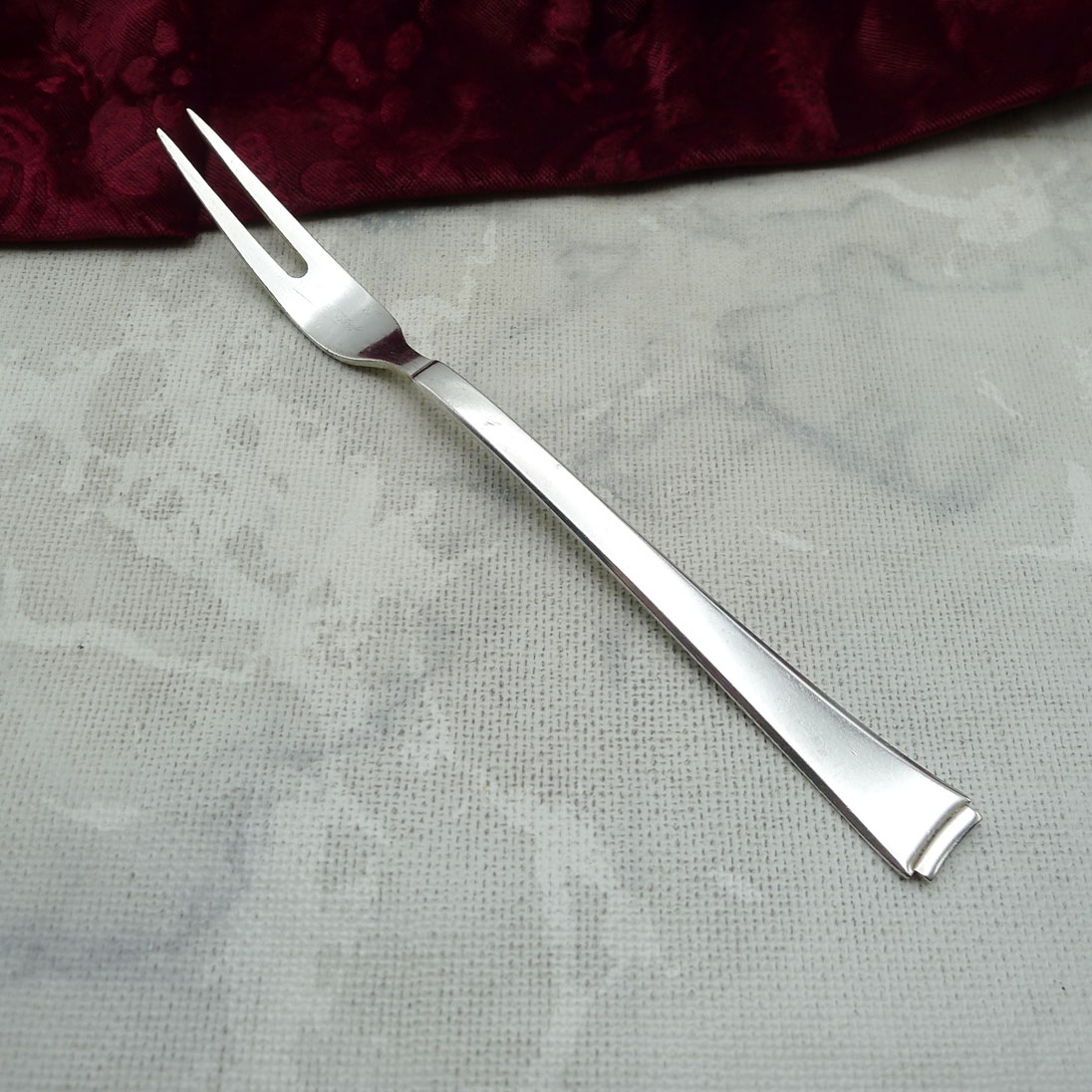 WMF 2500 Art Deco Fleischgabel 90 versilbert
