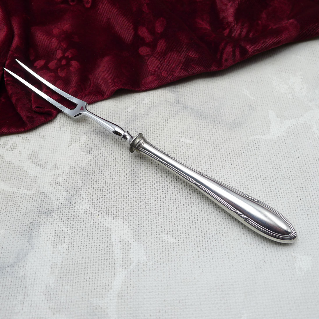 Fleischgabel mit Heftgriff COSA 90 versilbert