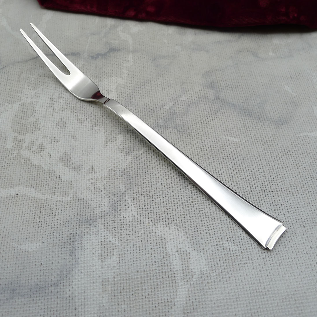 WMF 2500 Art Deco Fleischgabel 90 versilbert