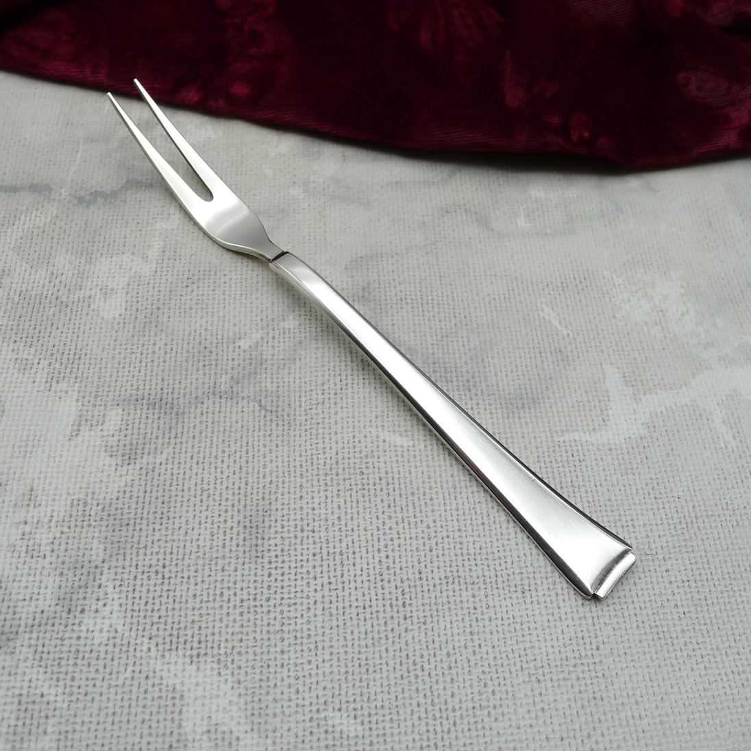 WMF 2500 Art Deco Fleischgabel 90 versilbert