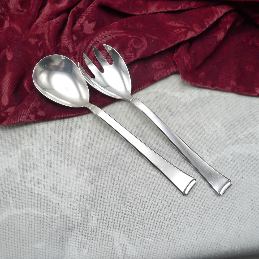 WMF 2500 Art Deco Salatbesteck 90 versilbert