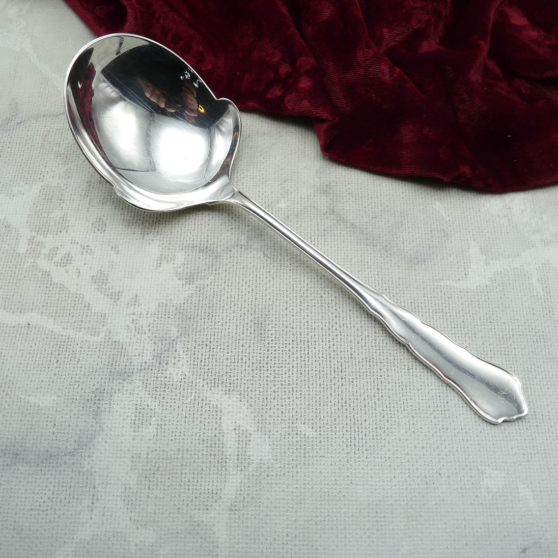 WMF 2100 Chippendale Kartoffellöffel 90 versilbert