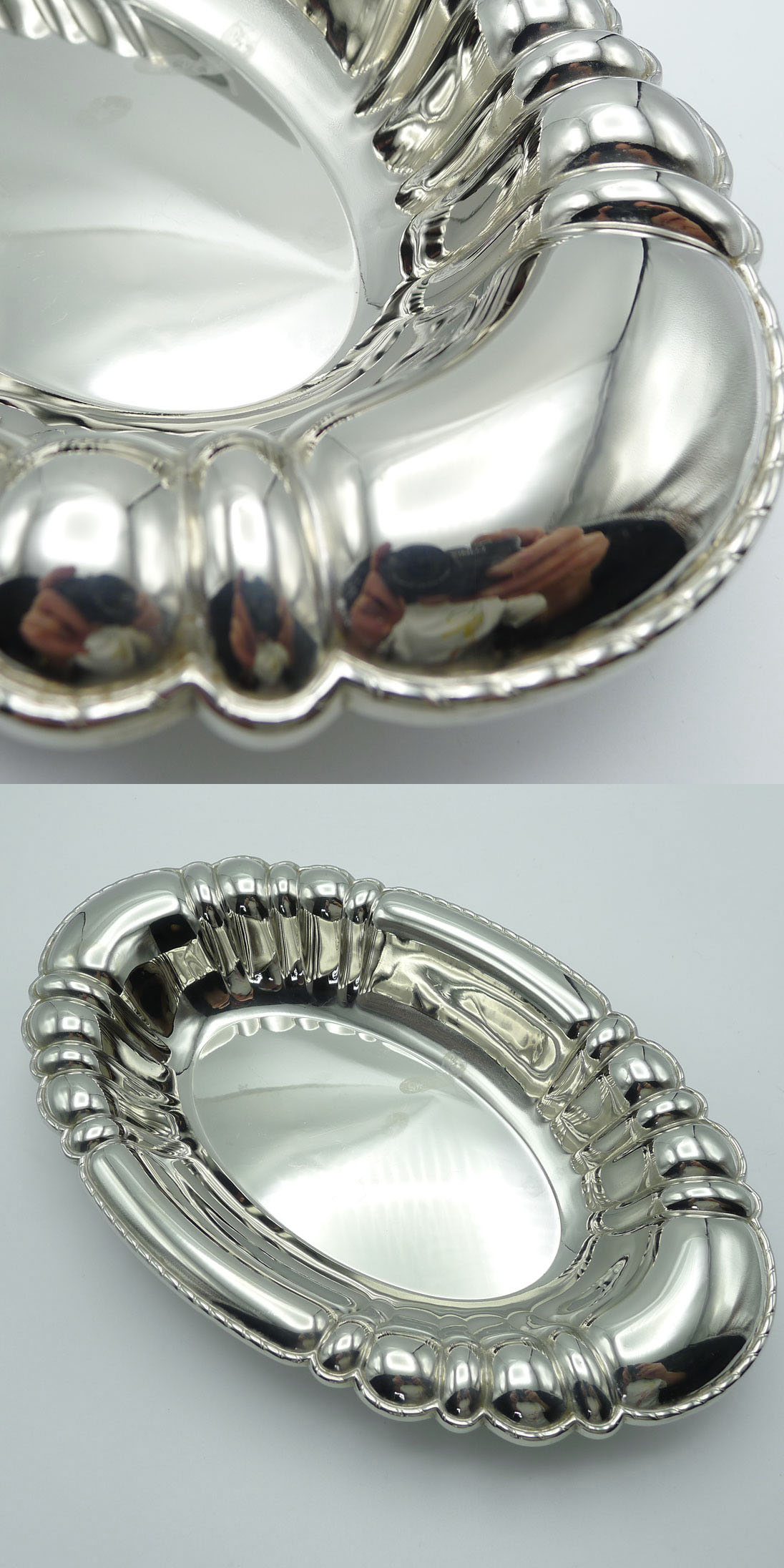 Große ovale Schale im Art Déco Stil
