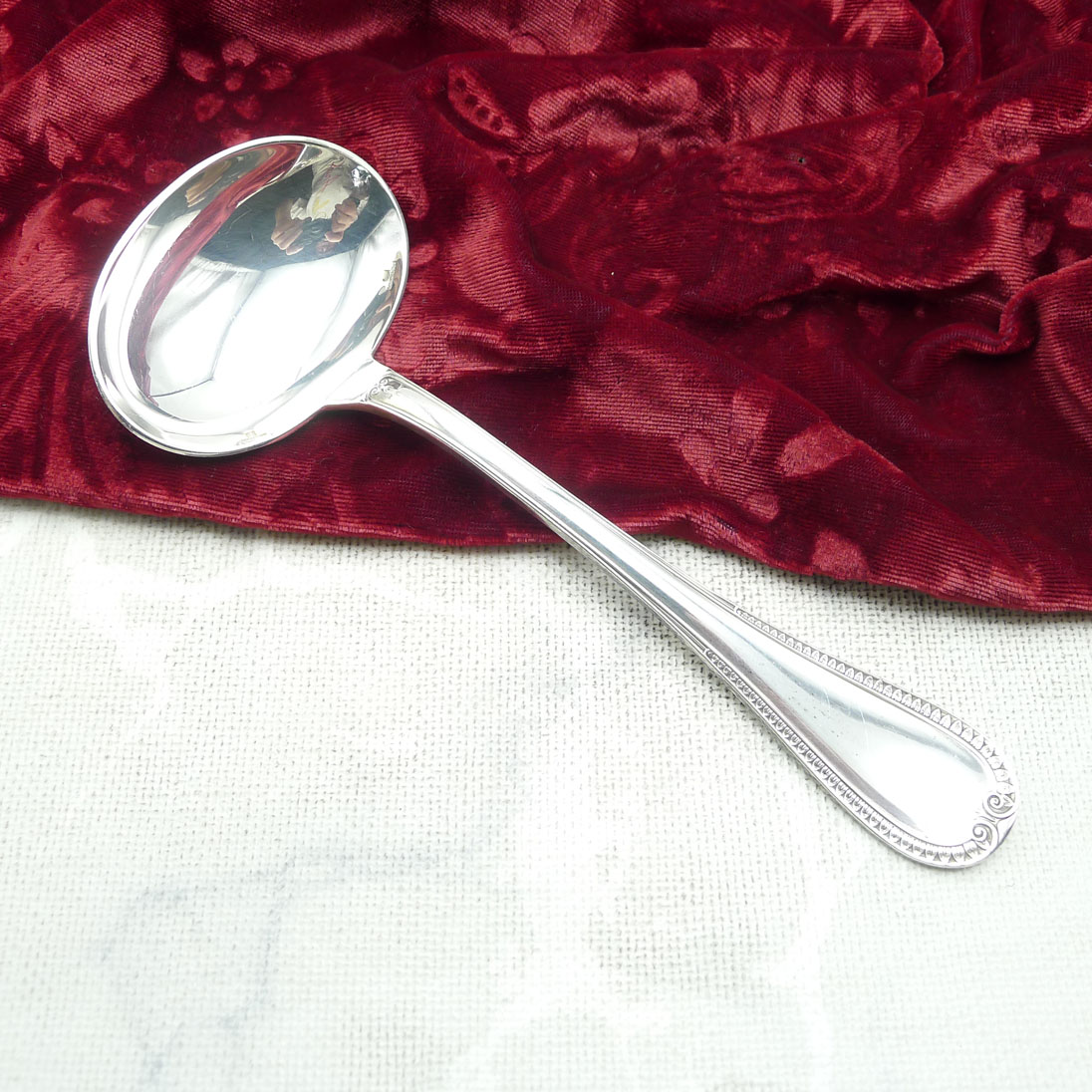 Christofle Malmaison Saucenkelle versilbert