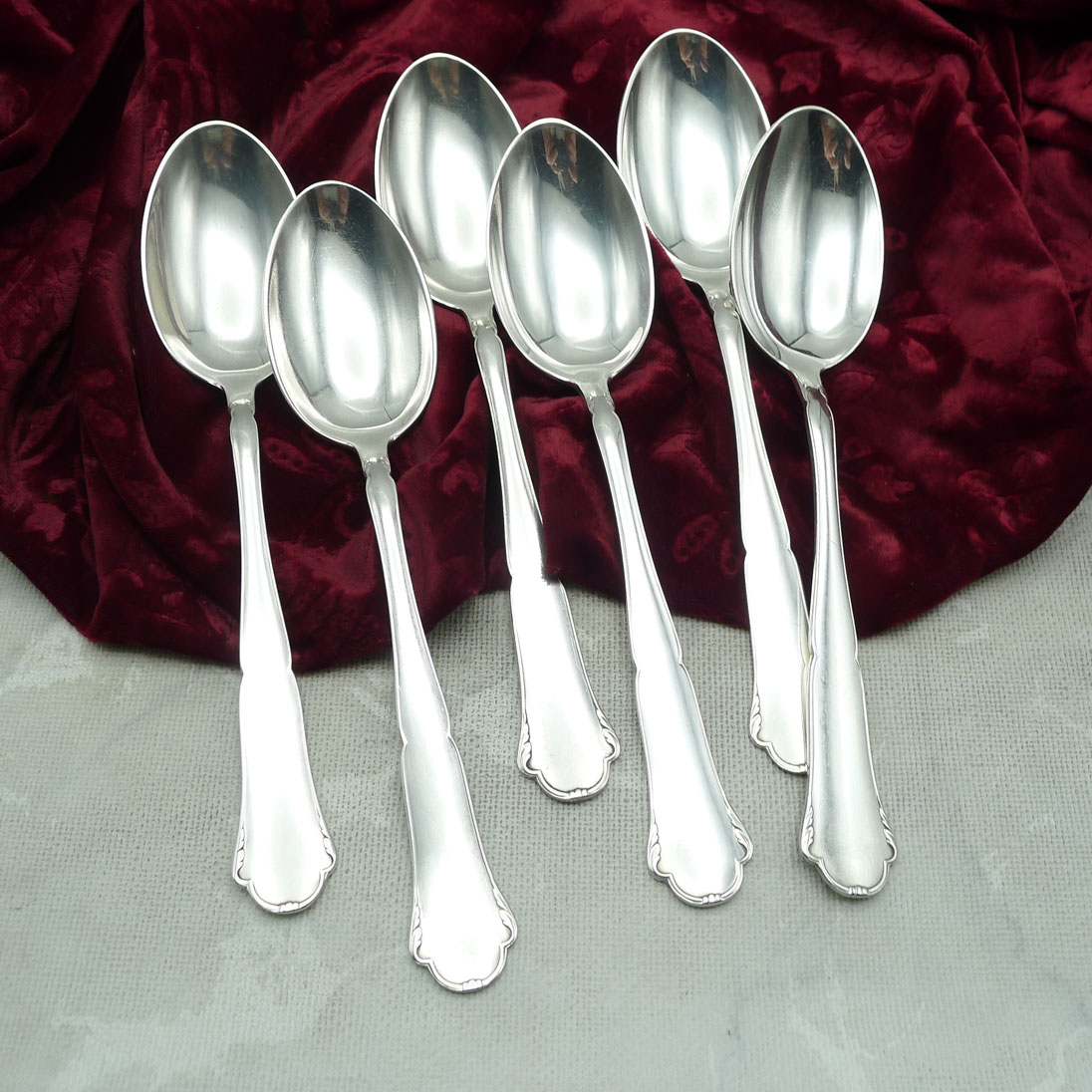 WMF 2700 6 Tafellöffel 21,1cm 90 versilbert