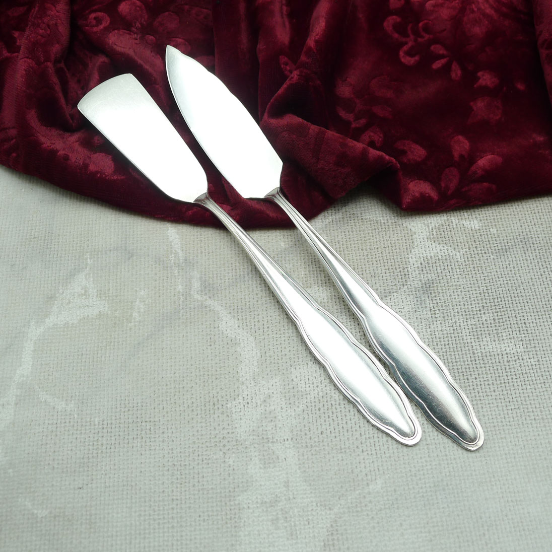 WMF 1500 Chippendale Butter- und Käsemesser 90 versilbert
