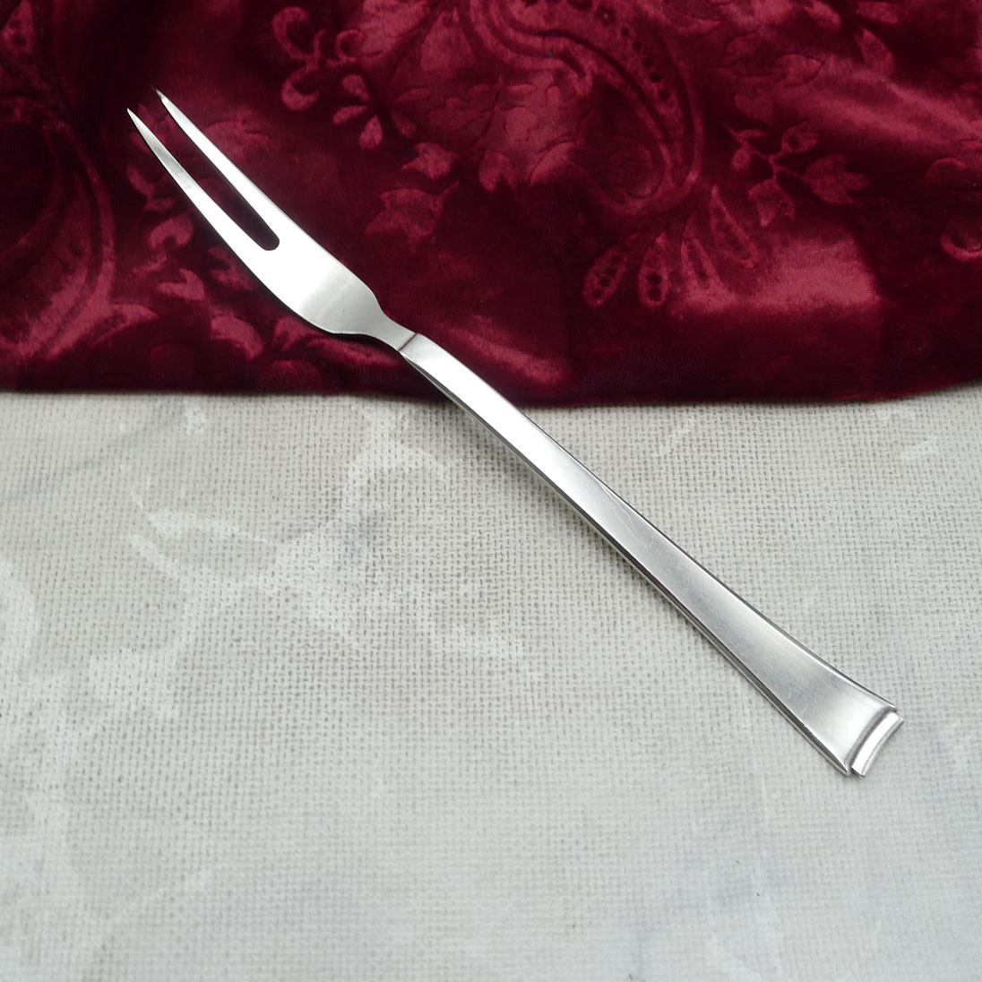 WMF 2500 Art Deco Fleischgabel 90 versilbert