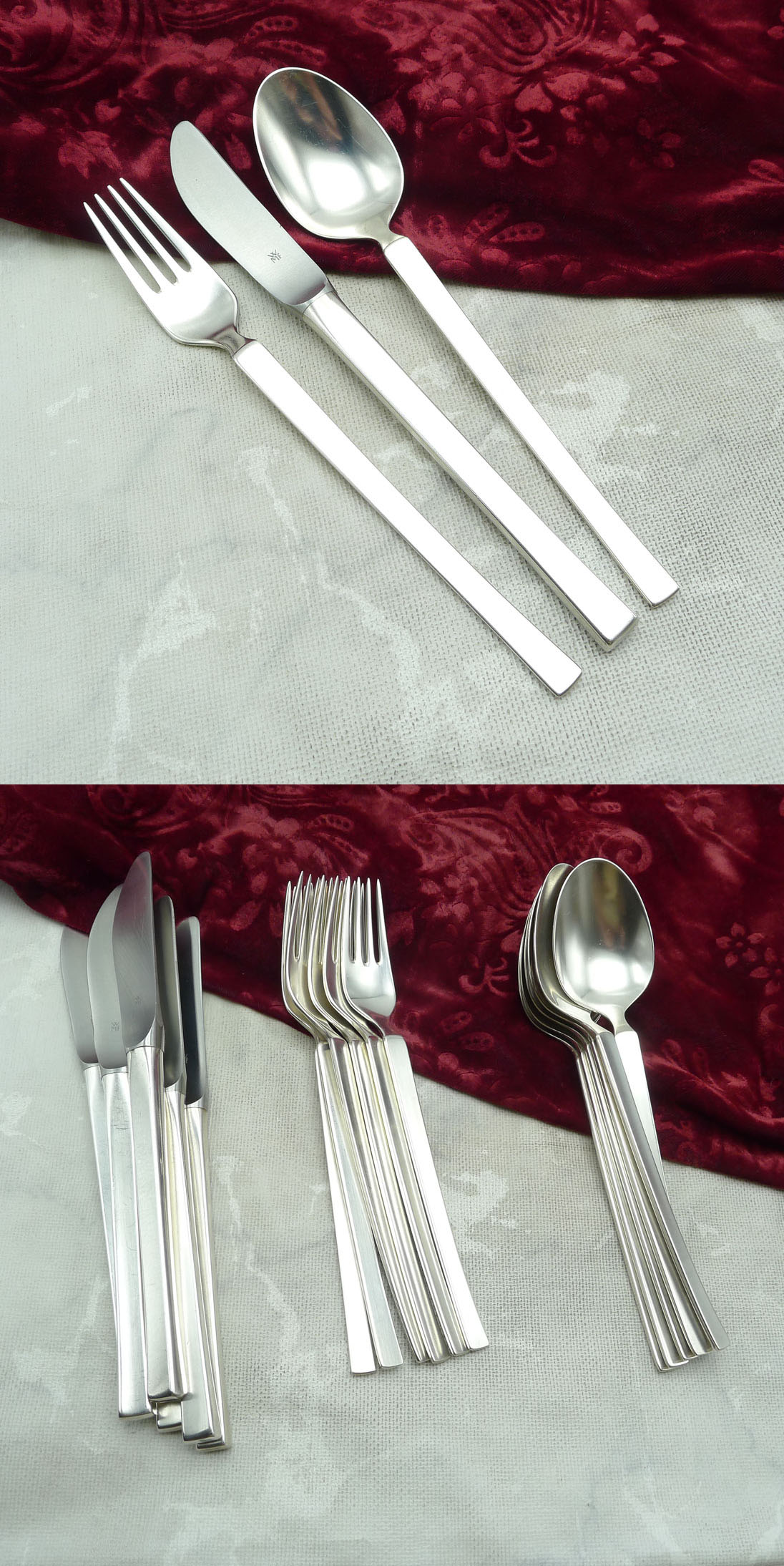 WMF New York Tafelbesteck 6 Personen 90 versilbert