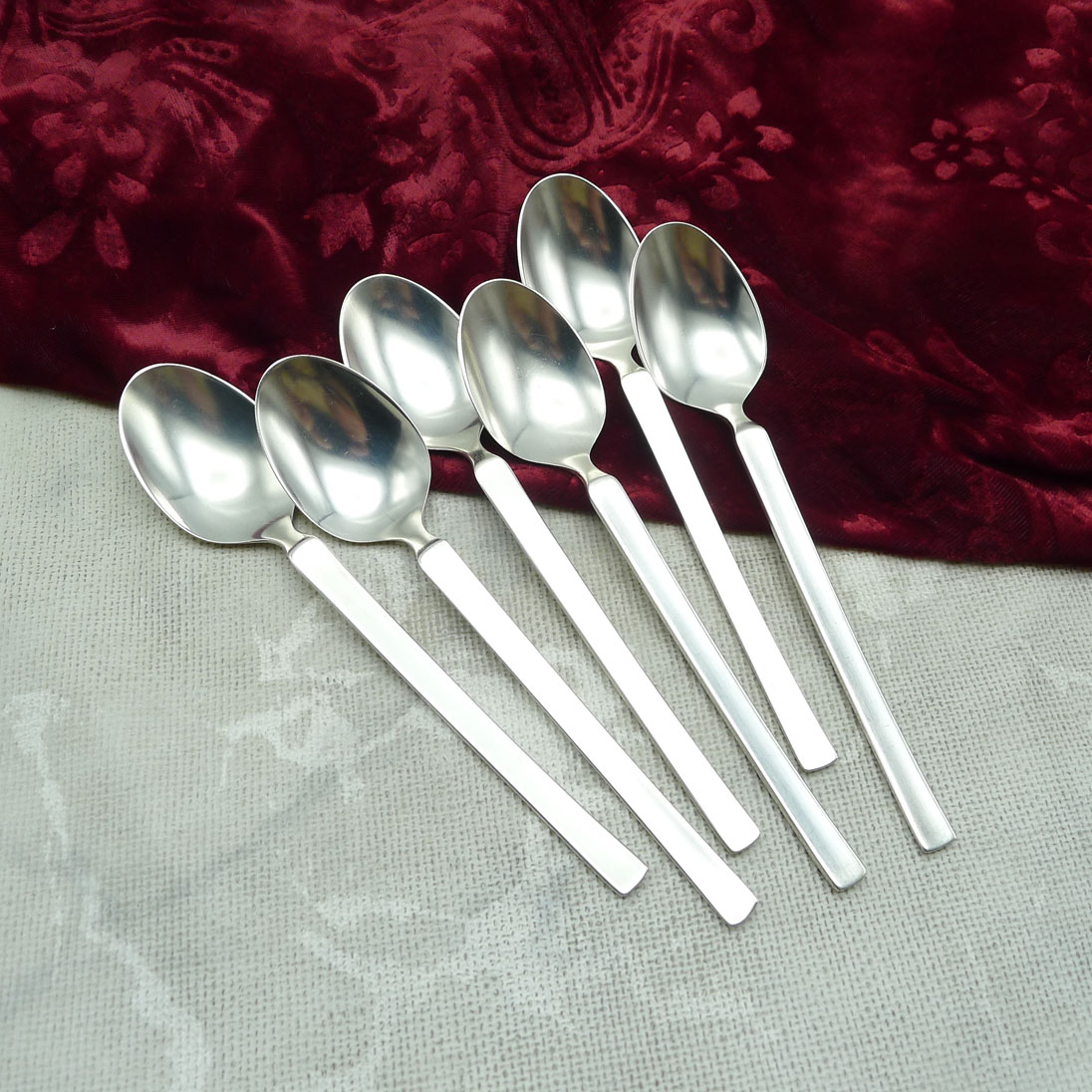 WMF New York 6 Kaffeelöffel 90 versilbert