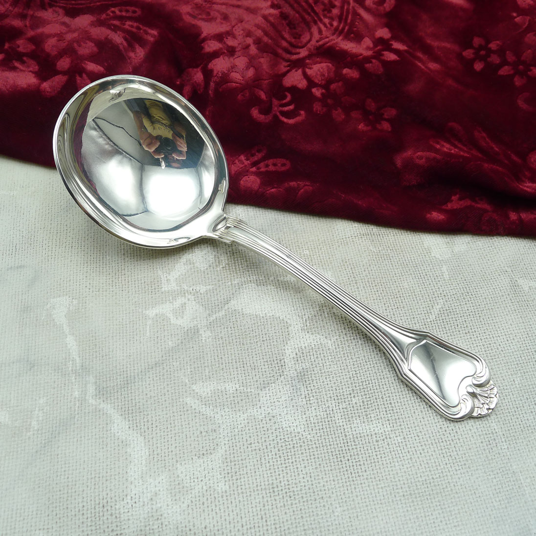 Christofle Port Royale Kartoffellöffel versilbert