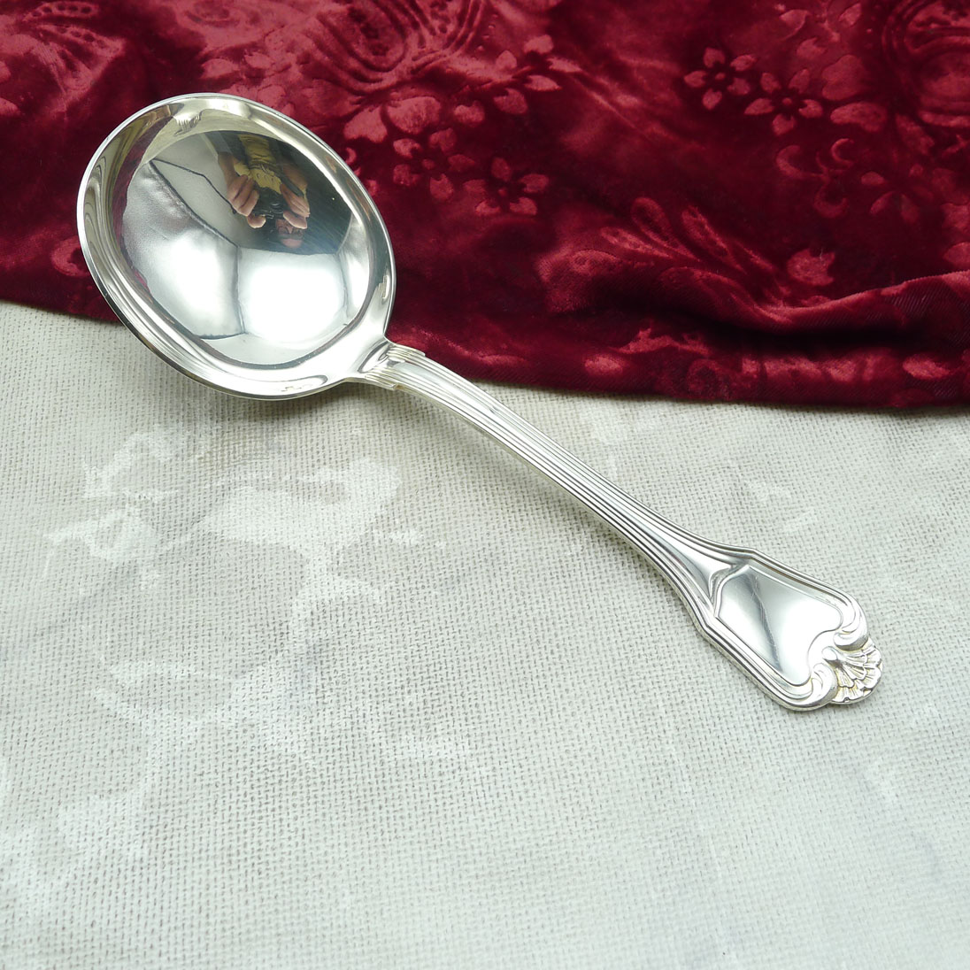 Christofle Port Royale Kartoffellöffel versilbert