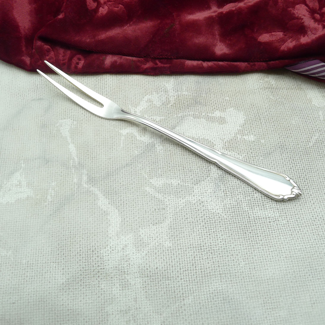 BSF 102 Margerit Fleischgabel 90 versilbert