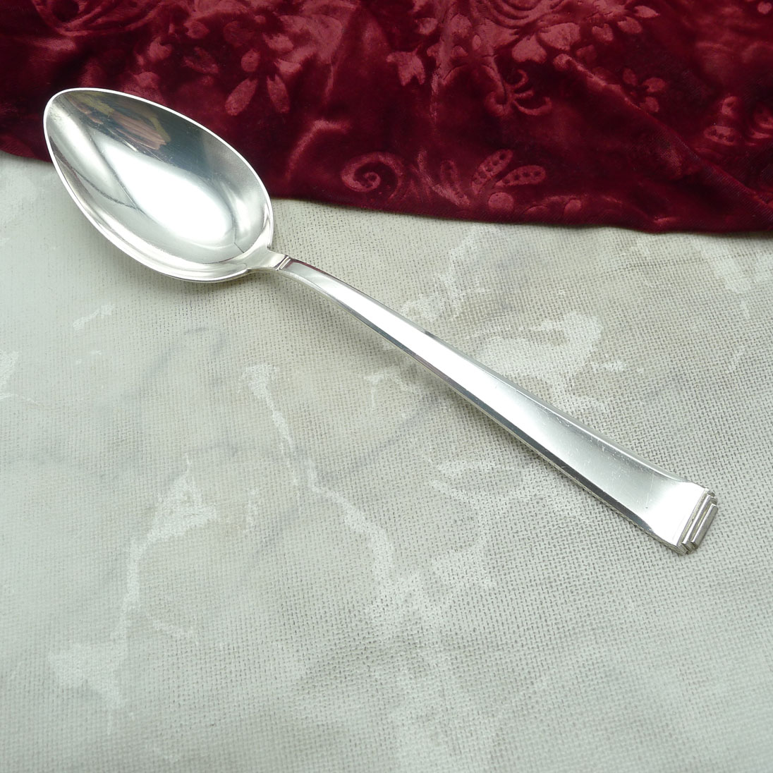 OKA 131 Art Deco Gemüselöffel 90 versilbert