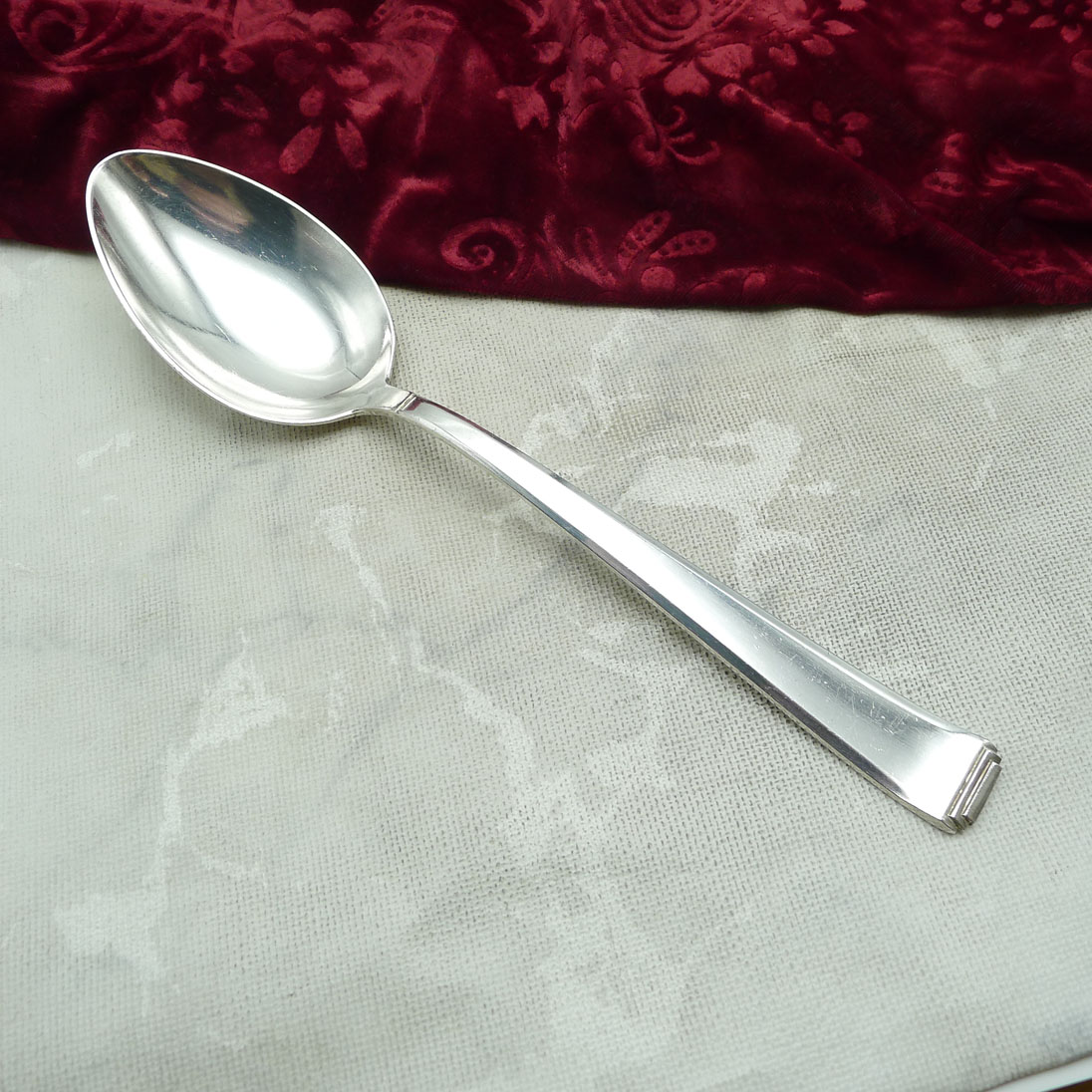 OKA 131 Art Deco Gemüselöffel 90 versilbert