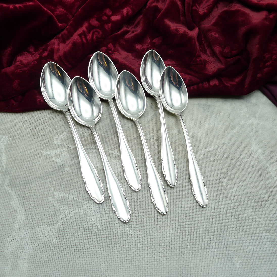 WMF 2200 6 Kaffeelöffel 90 versilbert