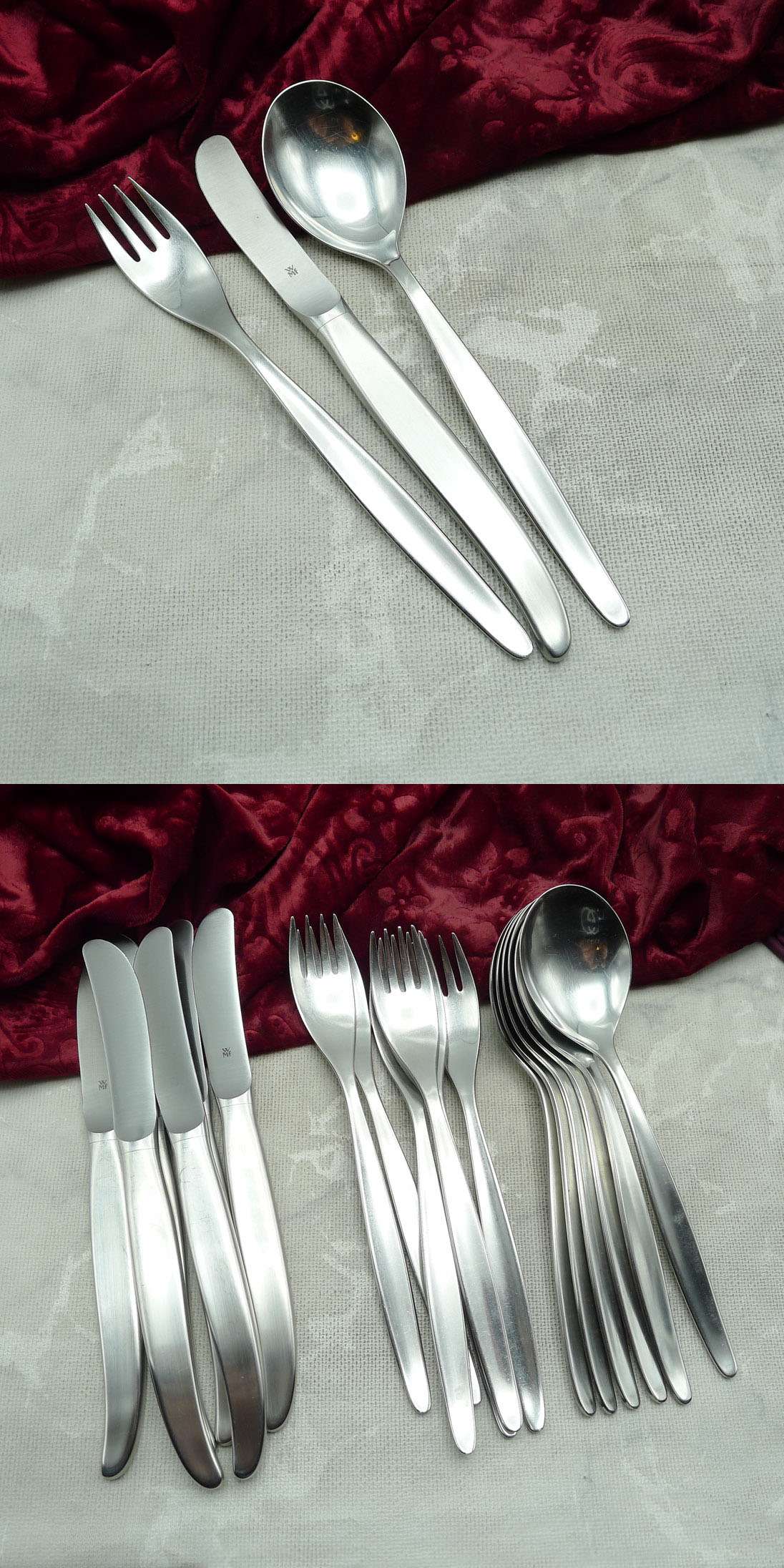 WMF Stockholm Tafelbesteck 6 Personen Cromargan