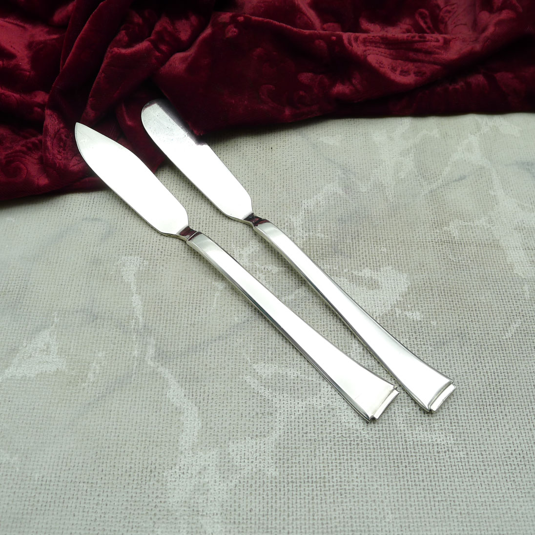 WMF 2500 Art Deco Butter- & Käsemesser 90 versilbert