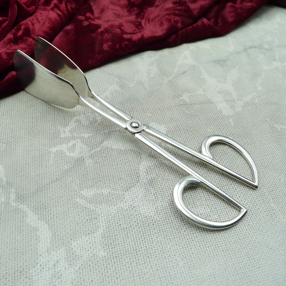 WMF 2500 Art Deco Gebäckzange 90 versilbert