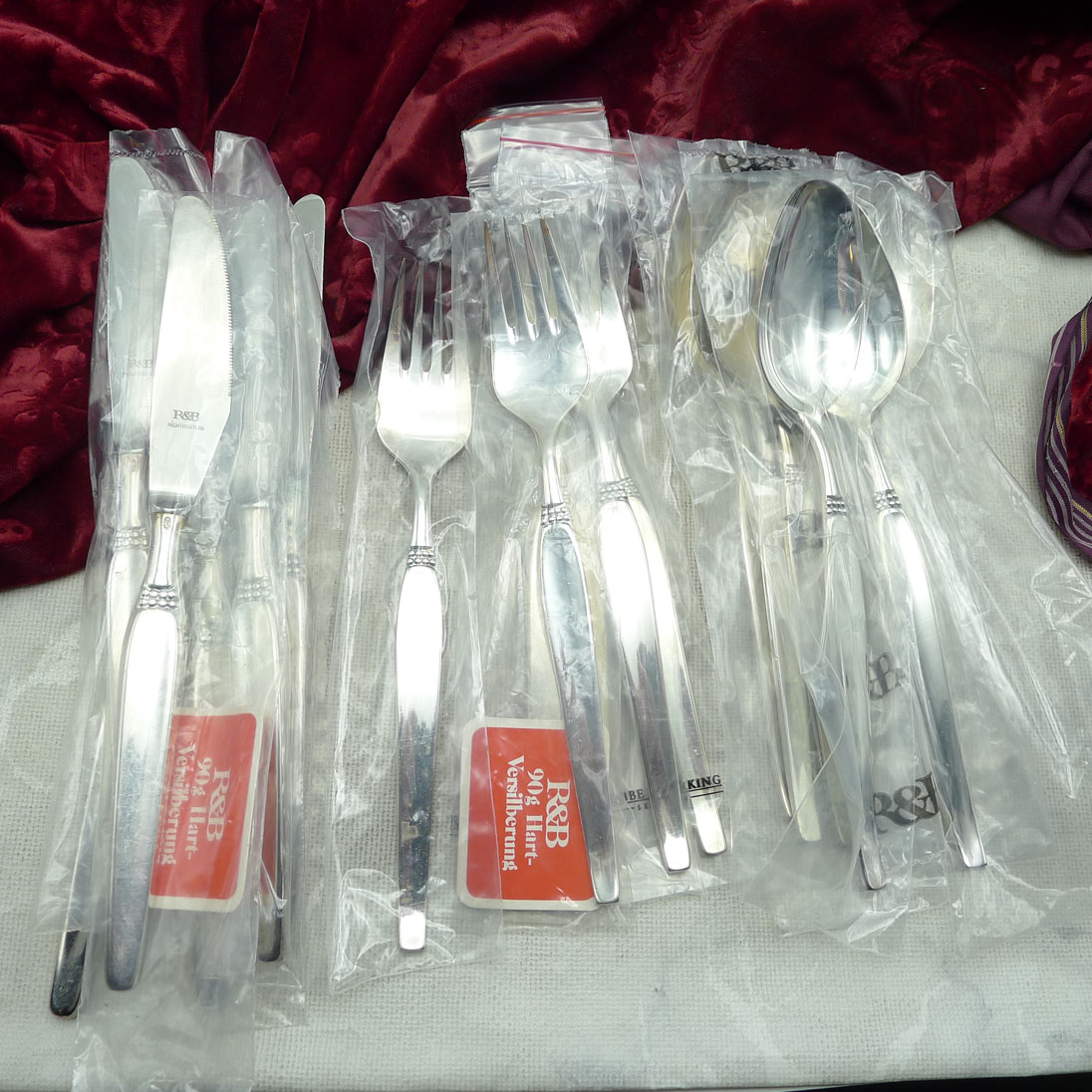 Robbe & Berking Royal Tafelbesteck 6 Personen 90 versilbert