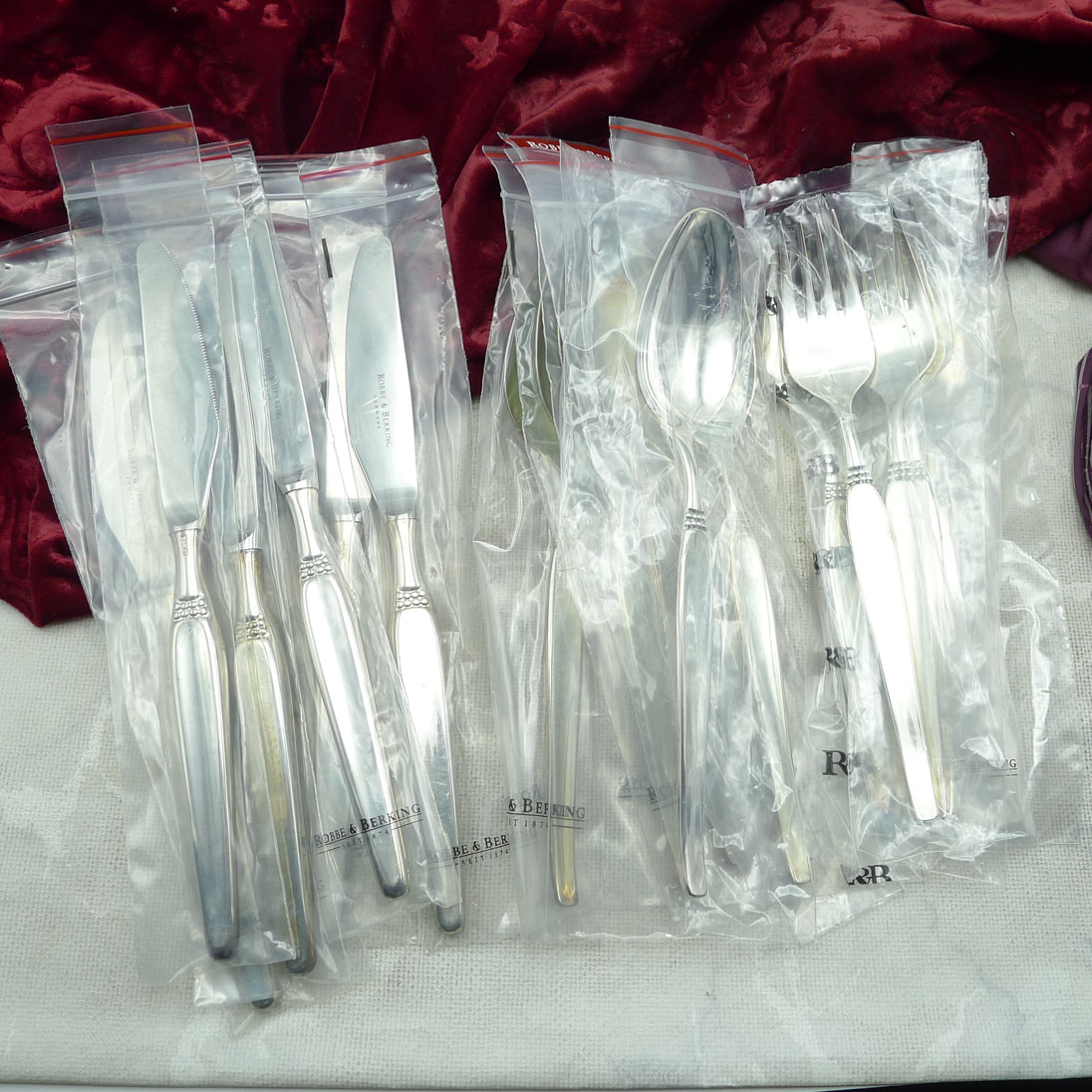 Robbe & Berking Royal Tafelbesteck 6 Personen 90 versilbert