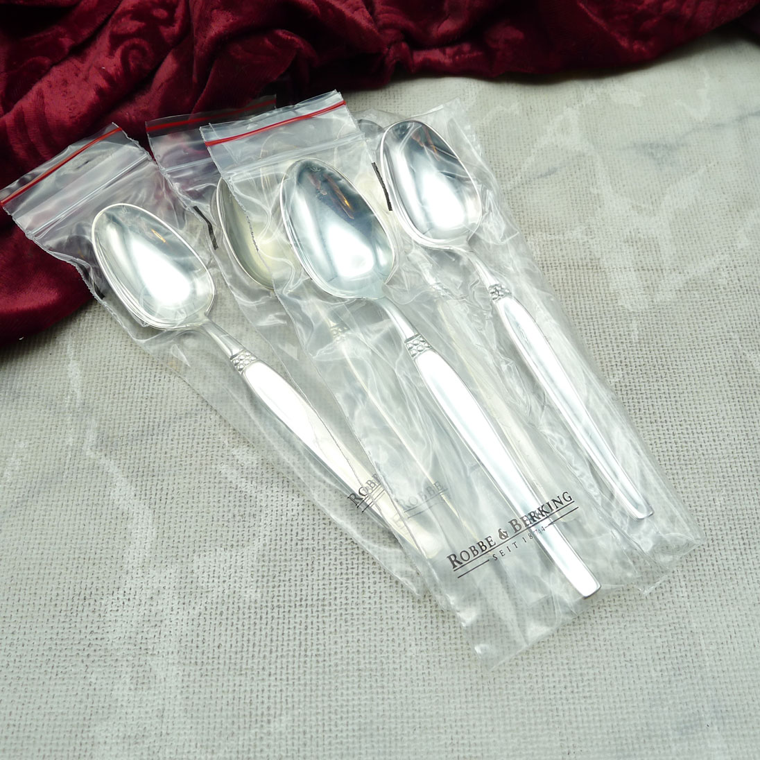 Robbe & Berking Royal 6 Kaffeelöffel 90 versilbert