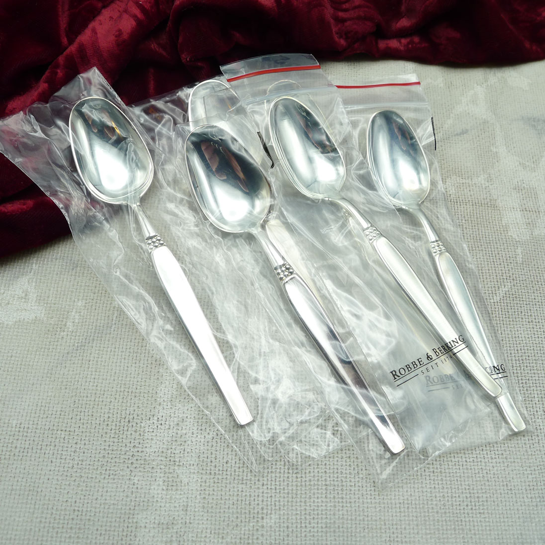 Robbe & Berking Royal 6 Kaffeelöffel 90 versilbert