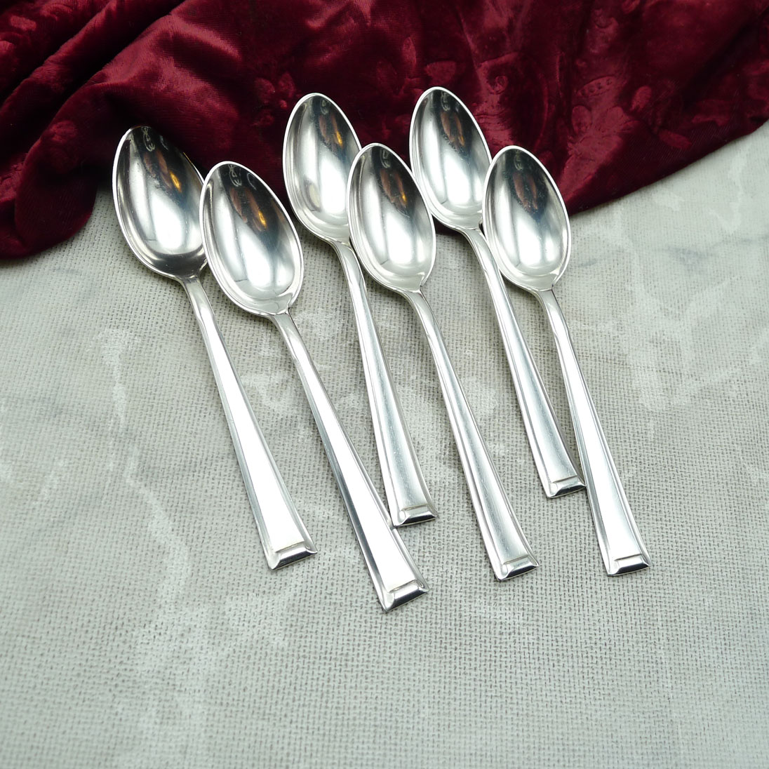 Bruckmann 665 Schwaben 6 Kaffeelöffel 90 versilbert