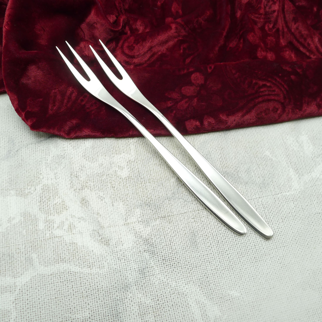 WMF Hamburg 2 Fleischgabeln 90 versilbert