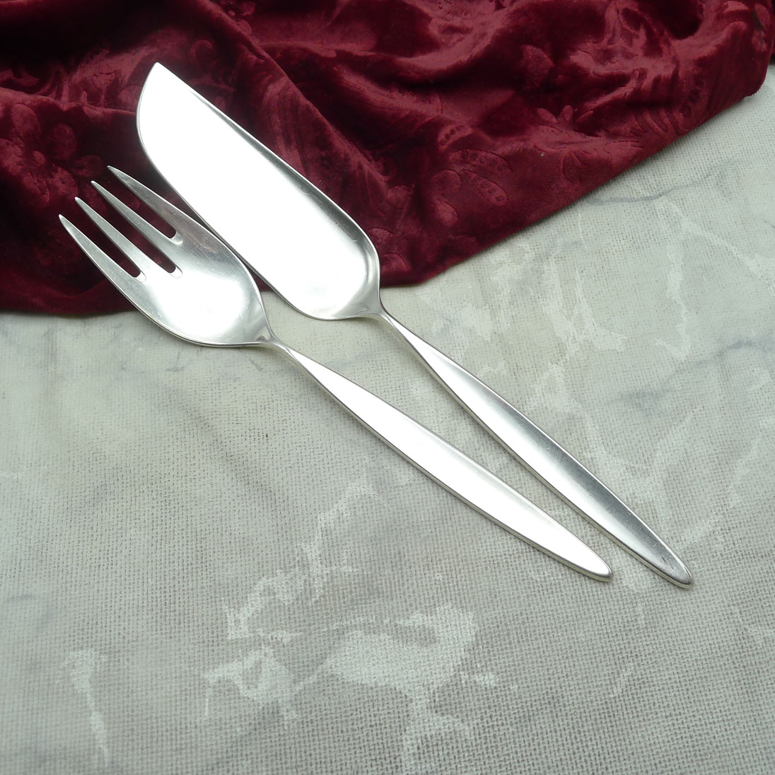 Bruckmann 766 Palace Fischvorlegebesteck 90 versilbert