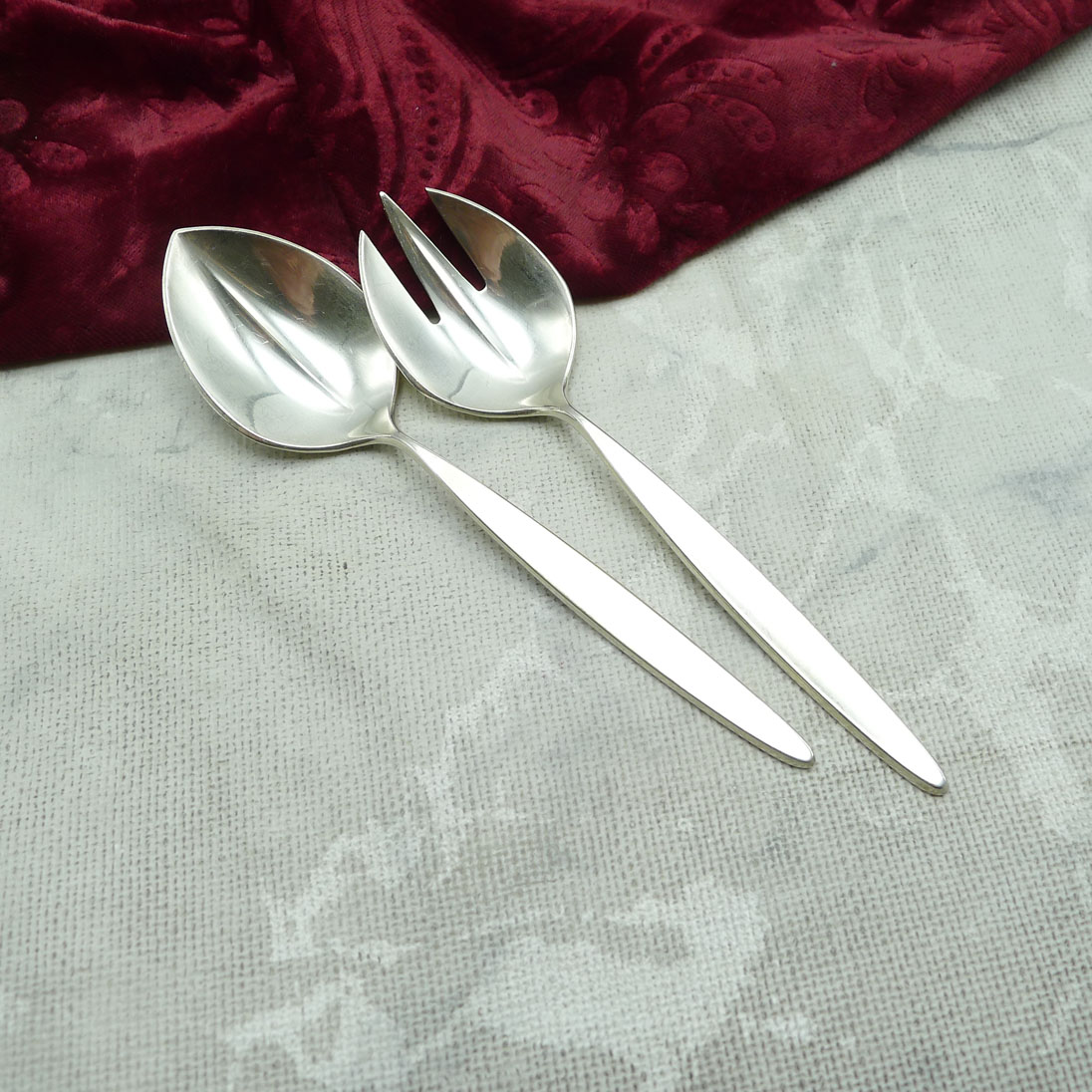 Bruckmann 766 Palace Mini Salatbesteck 90 versilbert