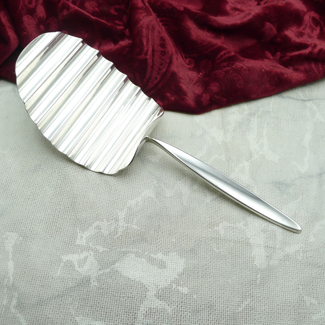 Bruckmann 766 Palace Spargelheber 90 versilbert