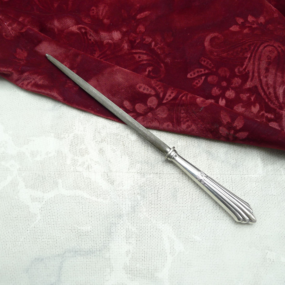 WMF 900 Fächer Wetzstahl 90 versilbert