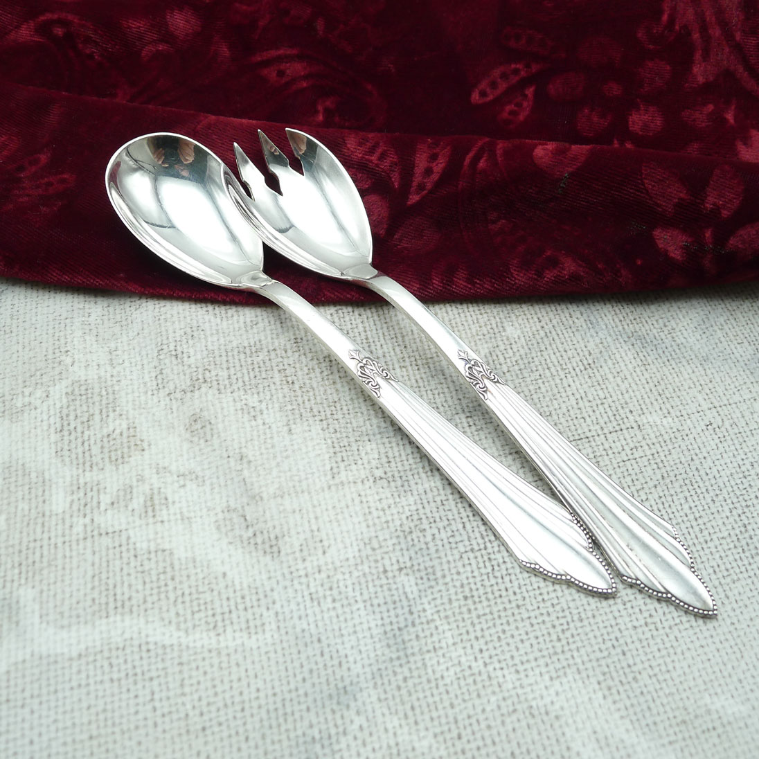 WMF 900 Fächer Mini Salatbesteck 90 versilbert