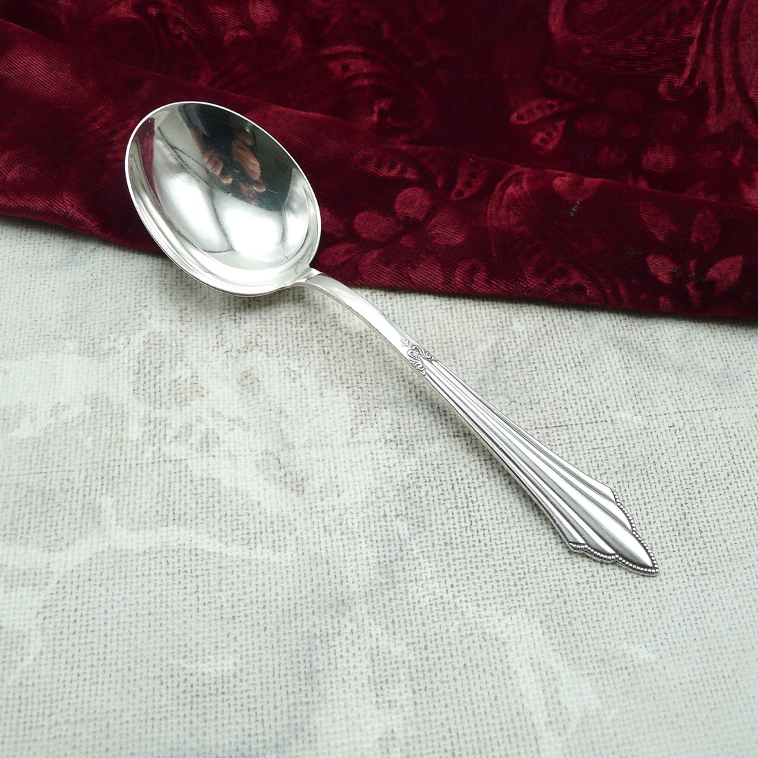 WMF 900 Fächer Sahnelöffel 90 versilbert