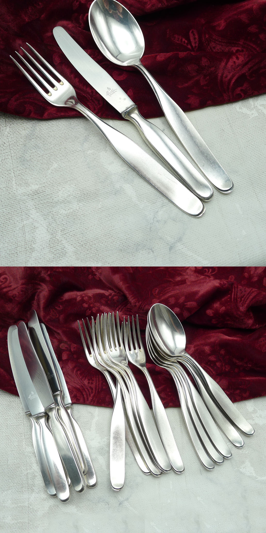 Wilkens Constanze Tafelbesteck 6 Personen 90 versilbert